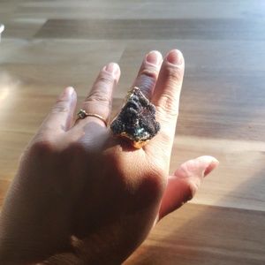 Oversized Druzy Ring